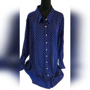 Cupio Woman 3X Polka Dot Blouse